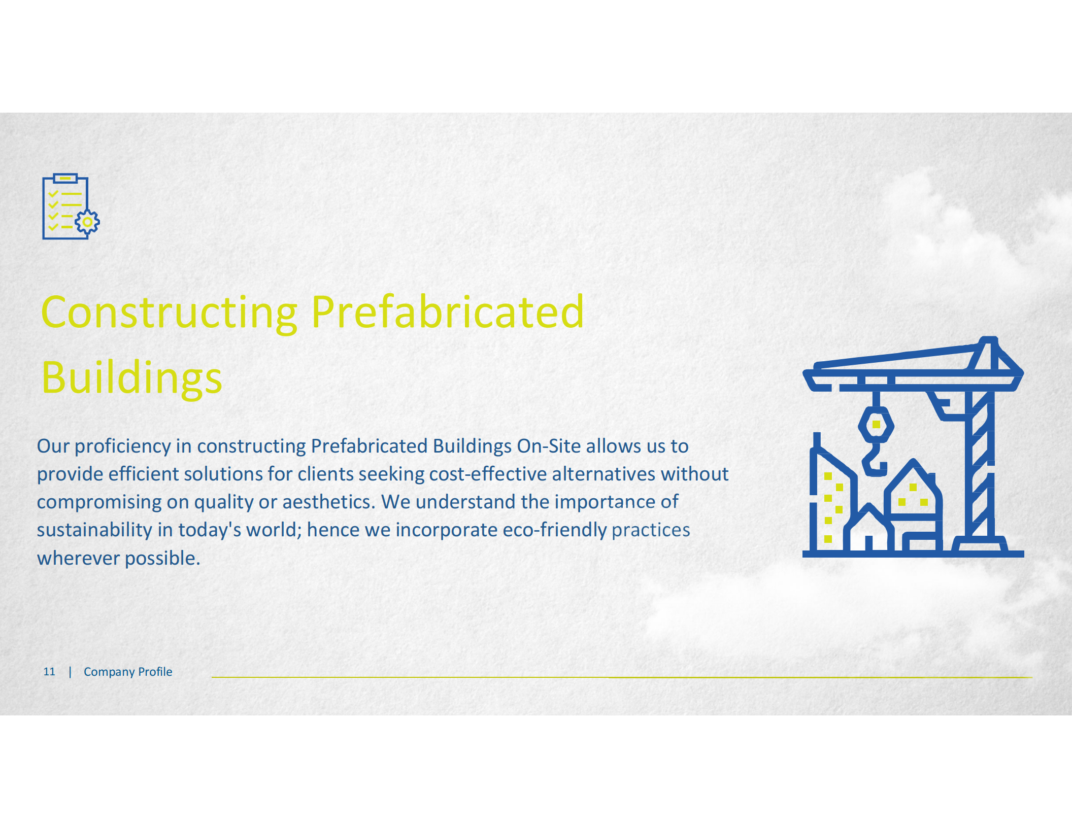 Corporate Profile Page 11